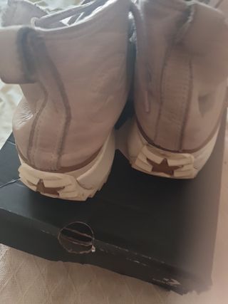 Zapatillas Converse Plataforma Beige de piel