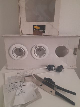Set 5 faretti incasso bianchi Star Halogen 