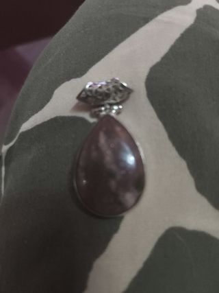 Colgante Plata y Piedra Natural