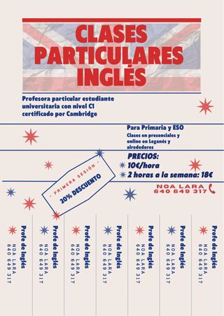 Clases particulares de inglés (Primaria/ESO)