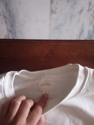 Sudadera fina blanca