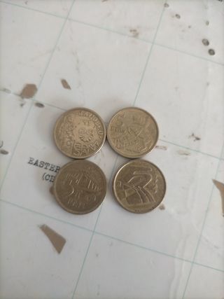 4 Monedas 5 Pesetas España