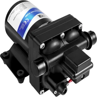 Pompa acqua a membrana autoadescante VEVOR 12 V DC 10 A flusso 4 GPM