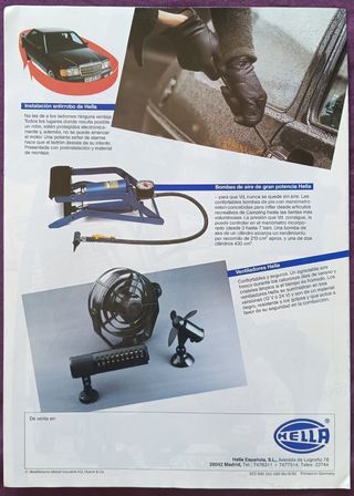 Folleto Publicidad Hella Sport