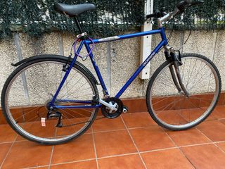 Bicicleta Decathlon Riverside Azul
