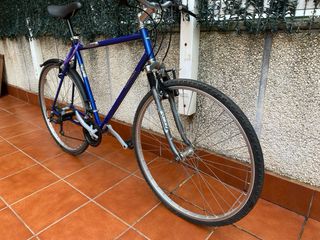 Bicicleta Decathlon Riverside Azul