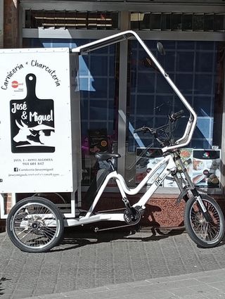 Bicicleta Eléctrica con Cajones