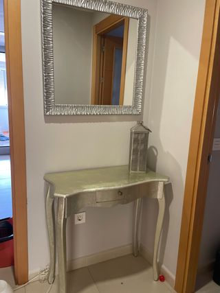 Conjunto de muebles de recibidor decoración boda