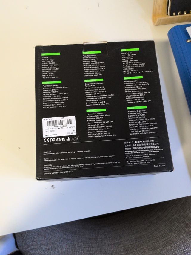 Auriculares Gaming Phoinikas H-1