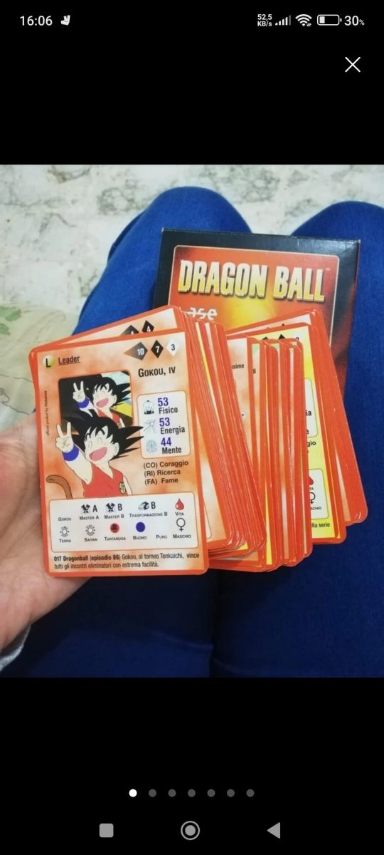 Carte Dragon Ball 
