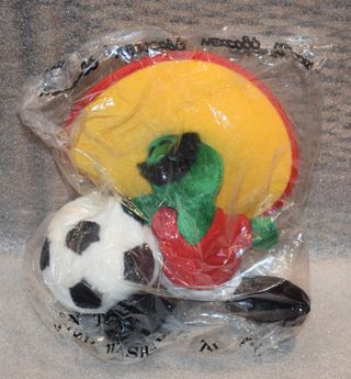 Peluche Grande Pique Pike Mascote México 86 NOVO