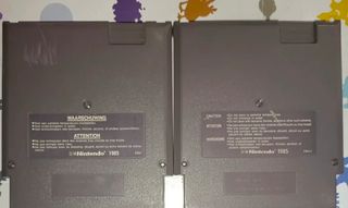 Pack 2 Juegos NES reservados