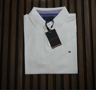 Polo Tommy Hilfiger Blanco Talla M