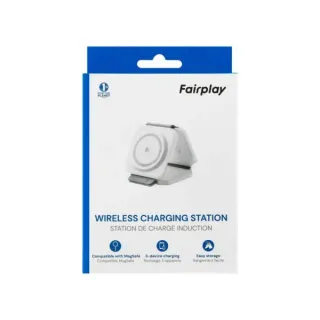 Base Carregamento Wireless Fairplay 3in1