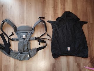 Mochila Ergobaby Omni Breeze + Funda Invierno