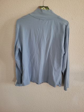 Sudadera azul mujer