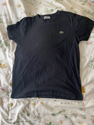 Camiseta Lacoste Negra