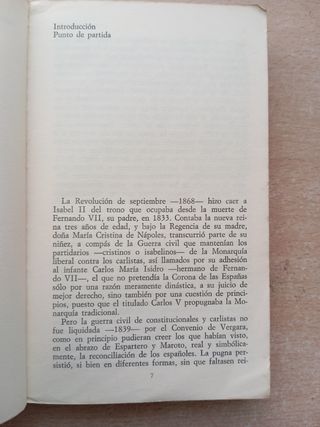 Historia Política de la España Contemporánea. 