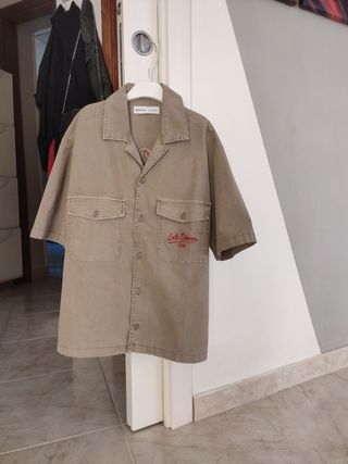 Camicia Bershka uomo beige