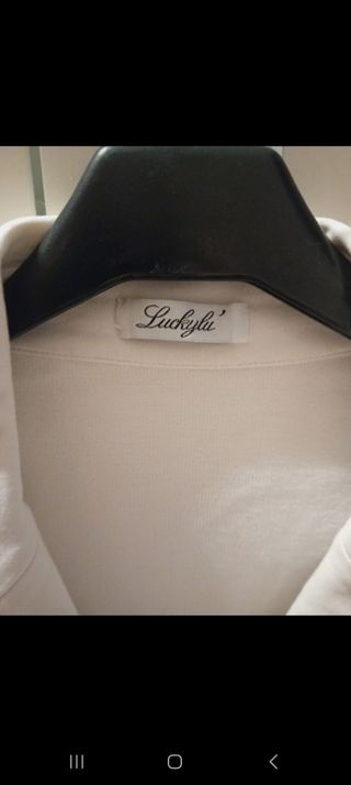 Blazer bianco con fiori