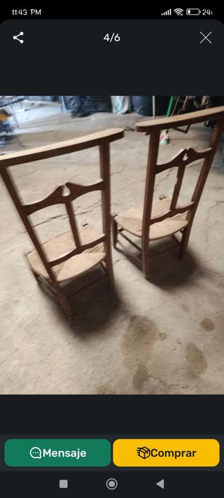 Sillas reclinatorio de Misa
