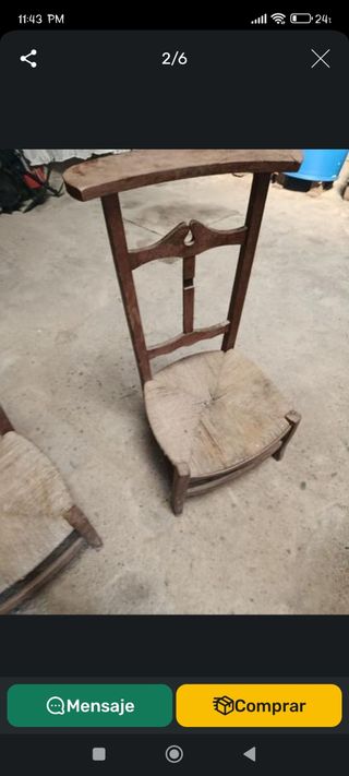 Sillas reclinatorio de Misa
