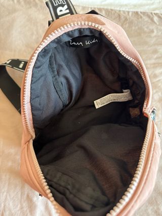 Mochila/bolso rosa con tiras