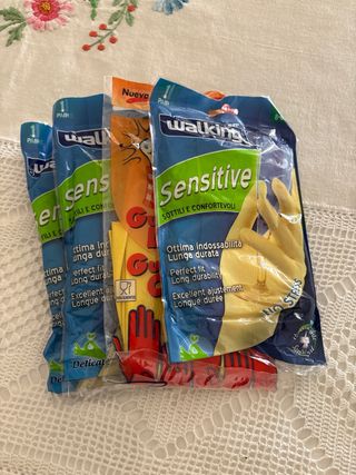Lotto 5 paia guanti Walking Sensitive