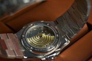 Patek Philippe Nautilus Negro Plata
