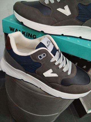 Sneakers Walking Uomo N.42 Blu/Grigio