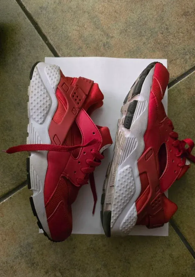 Huarache Calzado Nike Huarache Rojos Mujer Zapatillas Nike