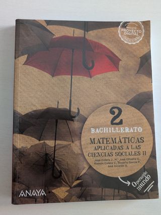 Matemáticas aplicadas a las Ciencias Sociales II.