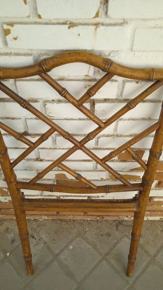 Estructura silla antigua colonial madera maciza