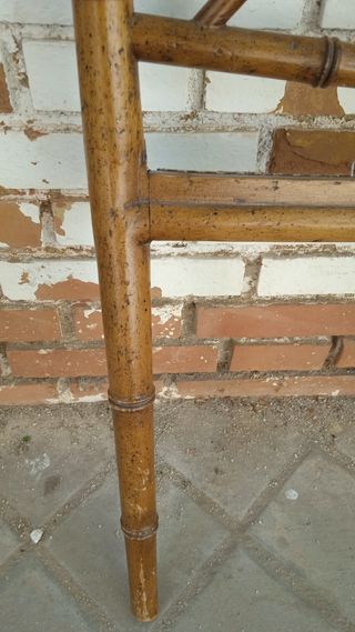 Estructura silla antigua colonial madera maciza