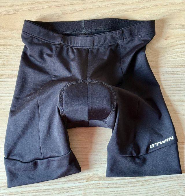 Culotte ciclismo niño B'TWIN T8/10