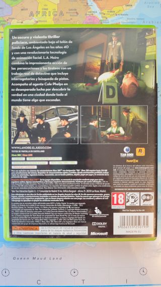 L.A. Noire - Xbox 360 / PAL ESP