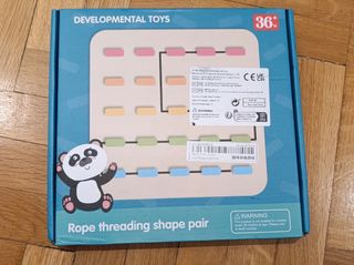 Juego de enfilado infantil