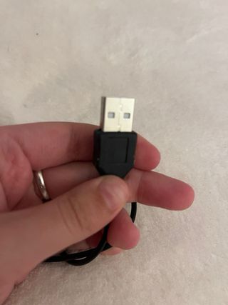 Ratón con cable USB negro nuevo