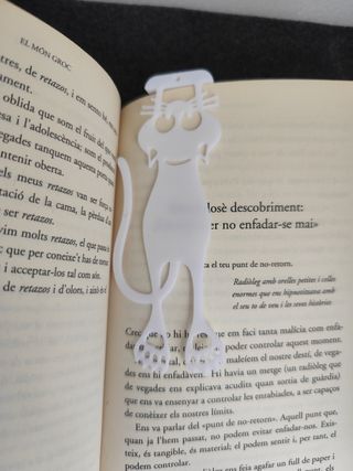 Marcapáginas Gato 3D PLA