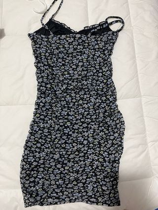 Vestido H&M floral negro