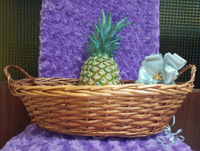 Cesta grande, mimbre, para almacenaje 