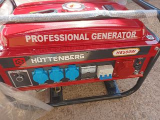 Generador Eléctrico Rojo