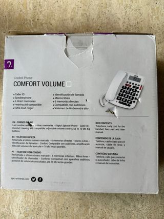 Teléfono Fijo SPC Confort Volume 