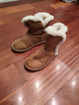 Botas niña peluche