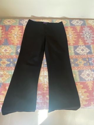 Pantalón vestir negro elegante