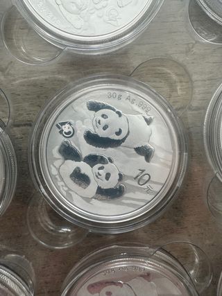 Moneda Plata Panda 1 oz 2022