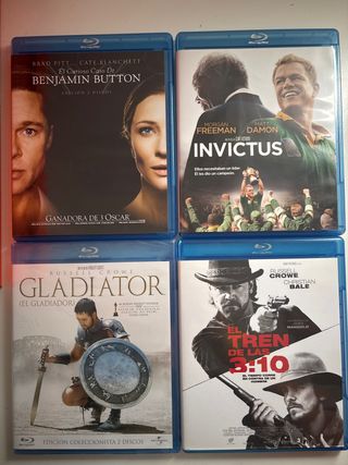Benjamin Button, Invictus, Gladiator, Tren de...