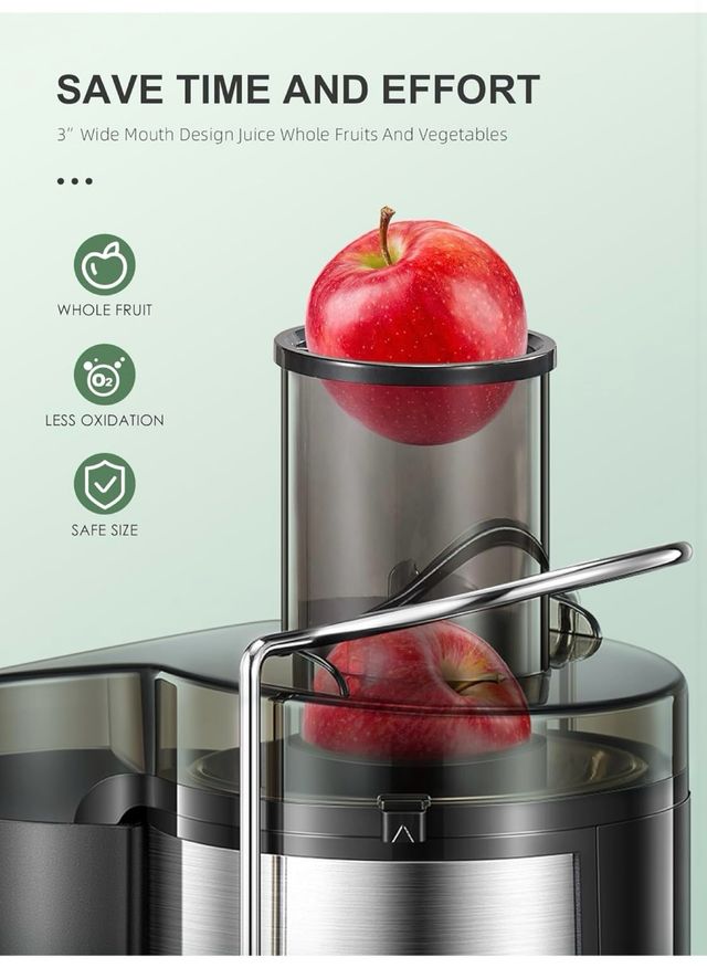 Estrattore di succo a bocca larga Qcen 500W