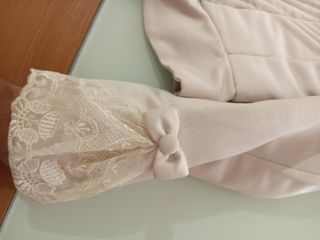 Corpiño Fallera Blanco Hueso Manga Larga