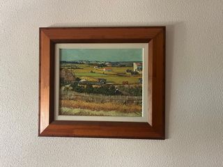 2 Láminas réplica Van Gogh con Marco Madera